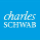 파란 사각형 안에 흰 글자로 charles SCHWAB 이 적힌 로고
