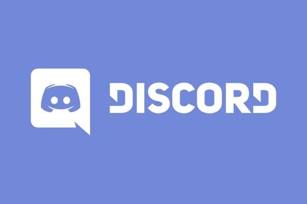 보라색 바탕의 DISCORD 로고